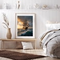 thumbnail image 6 of Diamond Art Kit for Adults, Sunset Sailing Ship Ocean Waves Diamond Painting for Adults Beginners, 5D DIY Diamond Art Painting Kits, Colorful Diamond Painting Craft for Home Decor 12x16, 6 of 7
