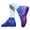 Purple, variant on Boys Football Shoes - Kids Soccer Cleats Low Top with Detachable Studs Youth Training Sneakers Strap Outdoor Sports Footwear for Ages 5-14(Black/28)
