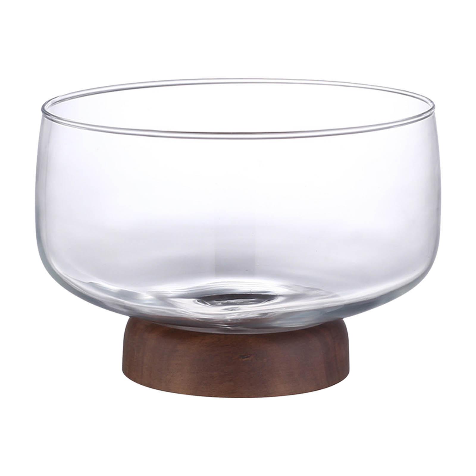 Bol à Fruits Haut En Acier Inoxydable - Plateau Centre De Table 27,5x13,3x11,3 Cm, Design Moderne Et Stable