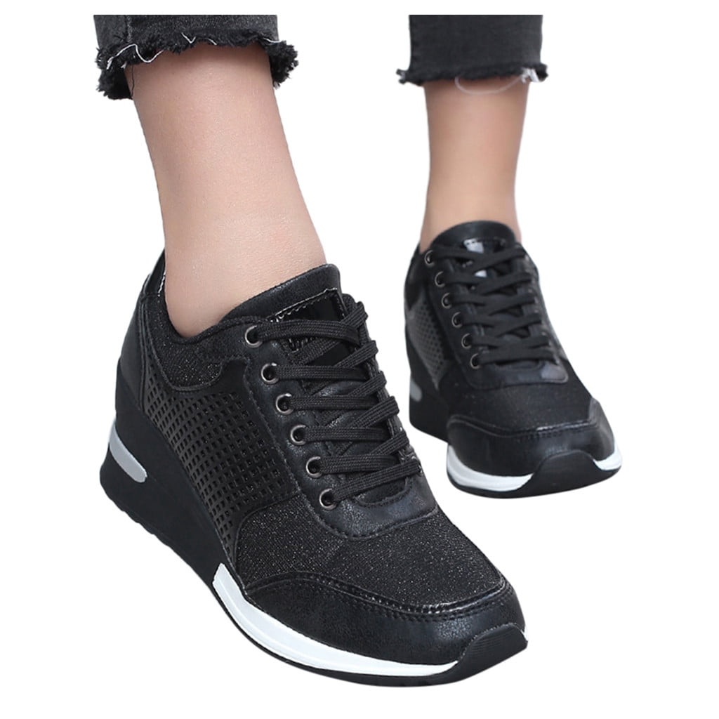 Comfortable wedge sneakers Clearance