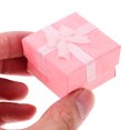 thumbnail image 3 of ELAYARD Solid Paperboard Jewelry Box Pink Stylish Design for Events 24Pcs, 3 of 5