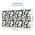 thumbnail image 2 of Salouo Cartoon Penguin Print Large Mouse Pad,Extended Mat Desk Pad, 3mm Thick Mice Pad Desk Mat Big Desk Pad for Work, Game, Office, Home -16 x 29.5in, 2 of 8