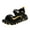 Gold, variant on Zecgelong Kids Beach Sandals Fashion Soft Sole Sandals Comfortable Open Toe Sandals Outdoor Shoes Breathable Mesh Boys School Sandals Size 3