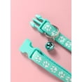 thumbnail image 4 of Paw Print Bell Decor Reflective Pet Collar, 4 of 5