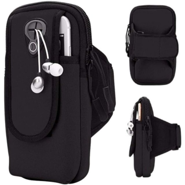 Brazalete universal para correr, brazalete deportivo con soporte para teléfono celular para correr, hacer ejercicio y hacer ejercicio en el gimnasio, compatible con Iphone X / 8/7/6 / plus, Samsu