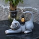 thumbnail image 2 of Estatuilla Solar Del Erizo La Escultura Animal Divertida Resina Con Al Aire Libre, 2 of 9