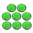 thumbnail image 1 of 8uds Redondo Seguridad Rayos Reflectantes Auto Adhesivo Reflector Verde, 1 of 1