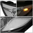 thumbnail image 4 of Nuvision for 14-15 Sorento EX SX Chrome/Clear 3D LED DRL Projector Headlight Head Lamps, 4 of 11