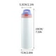 thumbnail image 2 of Botella de agua VALSEEL para niños, de acero inoxidable, con aislamiento personalizado de 12 oz, para niñas y niños, con nombre, tapa con pajita, vasos personalizados, regalos, utensilios de cocina, 2 of 2