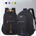 thumbnail image 2 of Men's Backpacks Oxford Waterproof Rucksack Business Computer Bag Casual Travel Backpack Anti-Theft Lightweight Back Bag 袪褞泻蟹邪泻 blue, 2 of 6