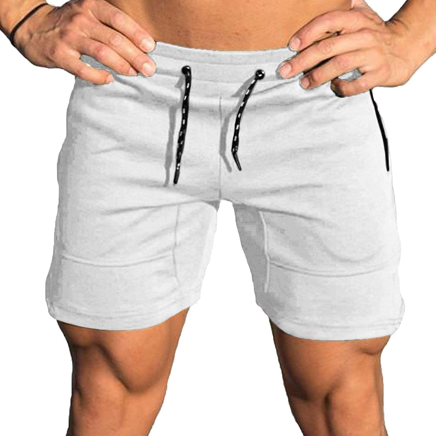 COOFANDY Men's Gym Workout Shorts Weightlifting Squatting Short Fitted Training Bodybuilding Jogger with Pocket