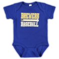 thumbnail image 3 of Newborn & Infant Soft as a Grape Navy/Royal Milwaukee Brewers 2-Piece Body Suit, 3 of 3