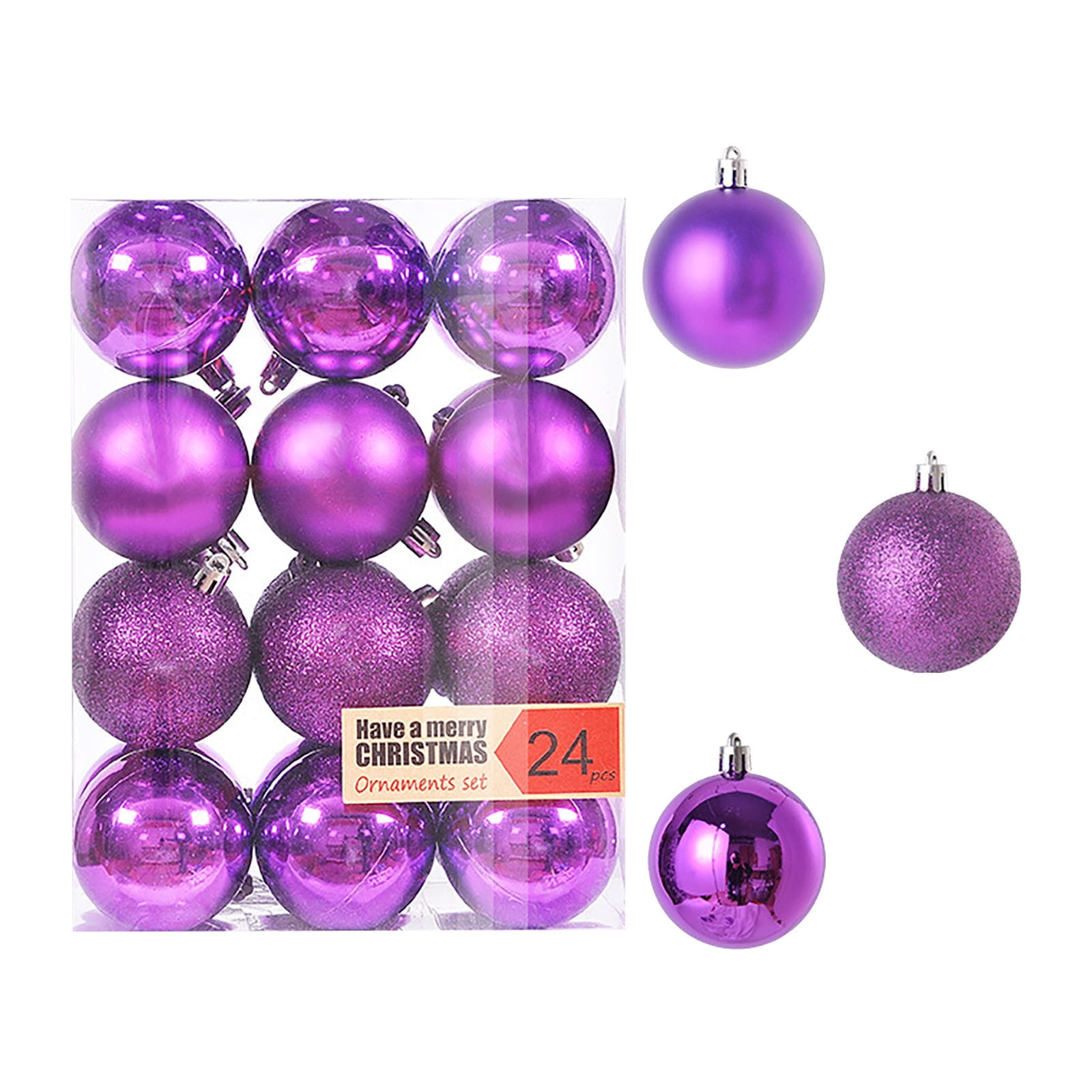 LINTRA 24 Pièces 3 Cm Boules Sapin De Noël, Mini Boule De