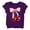 Dark Purple, variant on TIREOW Girls Loose Fit Short Sleeve T Shirt Summer Daily Casual Round Neck T-Shirts Cherry Print T-Shirt Top