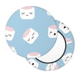 thumbnail image 7 of Uemuo Cartoon Sushi Pattern Round Bar Stool Seat Covers Washable Stool Cushion Slipcover Elastic Bar Chair Covers-, 7 of 7