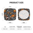 thumbnail image 6 of Lsque Fastfood 1 Printed Square Couch Cushion Covers, Floral Sofa Cushion Covers Replacement, Stretch Couch Covers for Couch-16.9in, 6 of 9