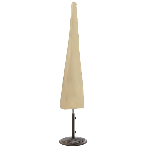 Classic Accessories Patio Umbrella Cover Terrazzo - UV Resistant - 1 Piece, 10', Beige