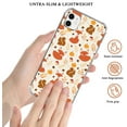 thumbnail image 2 of Autumn Fall Leaves Case Compatible with iPhone 12 & 12 Pro,Unique Trendy Design TPU Bumper Cover Case, 2 of 5