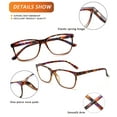 thumbnail image 4 of BONCAMOR 5 Pack Reading Glasses for Women Blue Light Blocking Spring Hinge Fashion Print Reader, 4 of 7