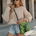 thumbnail image 4 of Tutolipy Lucky Cat with Clover Pot Satchel Bag, Stylish Shoulder Bag PU Leather Waterproof Material Crossbody Purse for Work Dating, 4 of 7