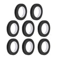 thumbnail image 1 of Uxcell 8 Pcs 0.4 Pulgadas Anchas 14 Yardas Cinta de Enmascarar Negra Rollos de Cinta para Pintores para Oficina en Casa, 1 of 1
