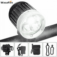 thumbnail image 1 of Wasaga 4000lm Bike Light 3x T6 LED Bicycle Light 3 Modes Cycling Headlight MTB Head Lamp with 18650 Battery Pack + Charger, 1 of 9