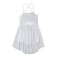thumbnail image 4 of YEAHDOR Girls Spaghetti Chiffon Ballet Dance Dress Gymnastics Leotard Overlay Lyrical Ballerina Costume, 4 of 7