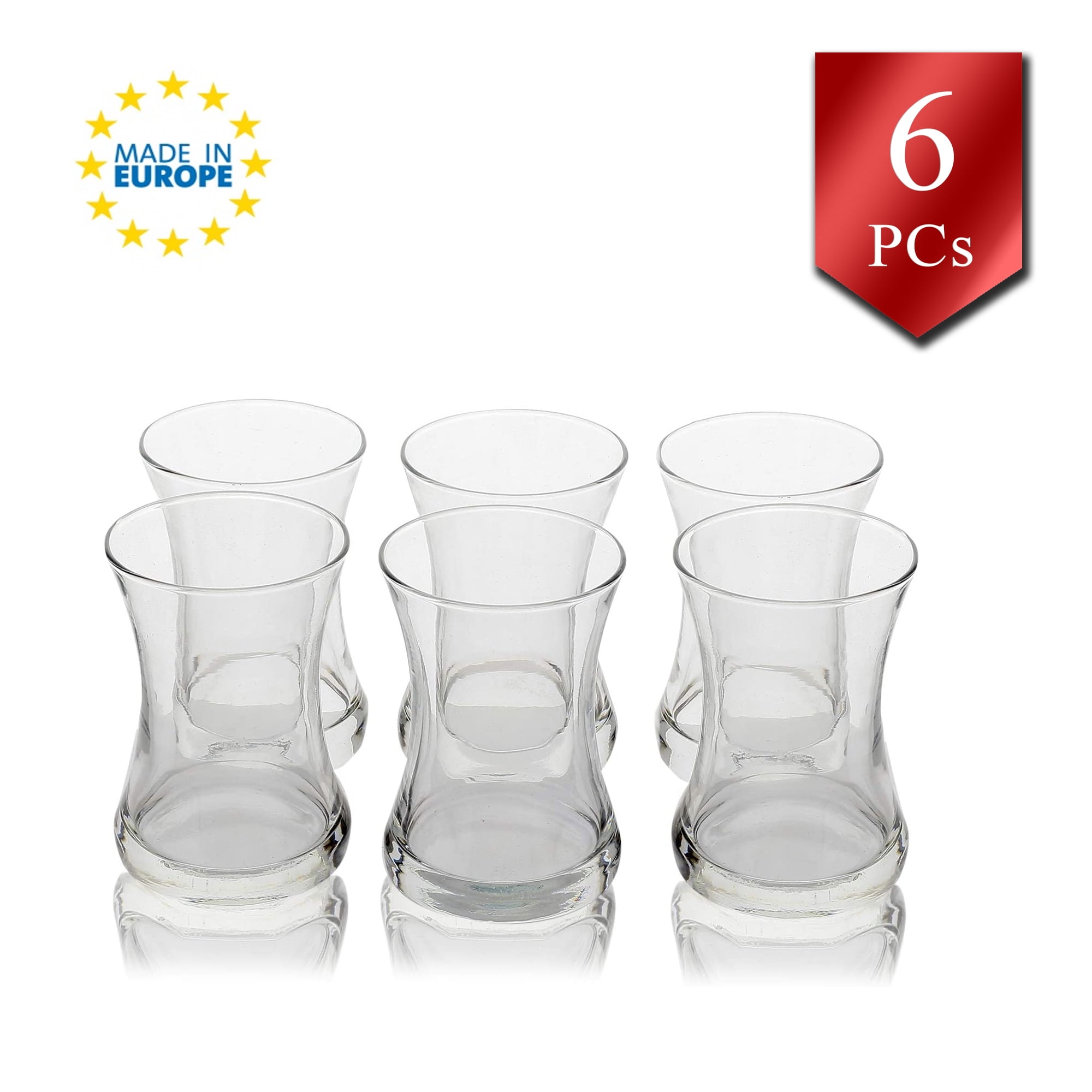 Lav Authentic Turkish Tea Glasses Set Of Middle Eastern Tea Cups Set