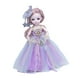 thumbnail image 3 of Muñeca BJD de 30 cm, 1/6, para niña, juguete de vestir, 23 muñecas articuladas con zapatos completos Vestido morado, 3 of 9