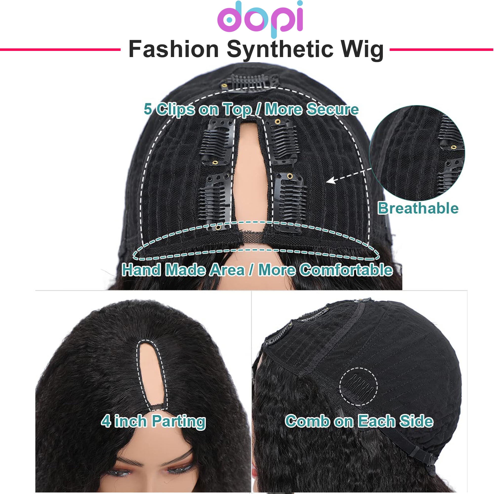 V Part Wigs For Black Woman Human Hair Human Hair Wigs Body Wave Wig Upgrade U Part Wigs 22inch 250 Density 10A