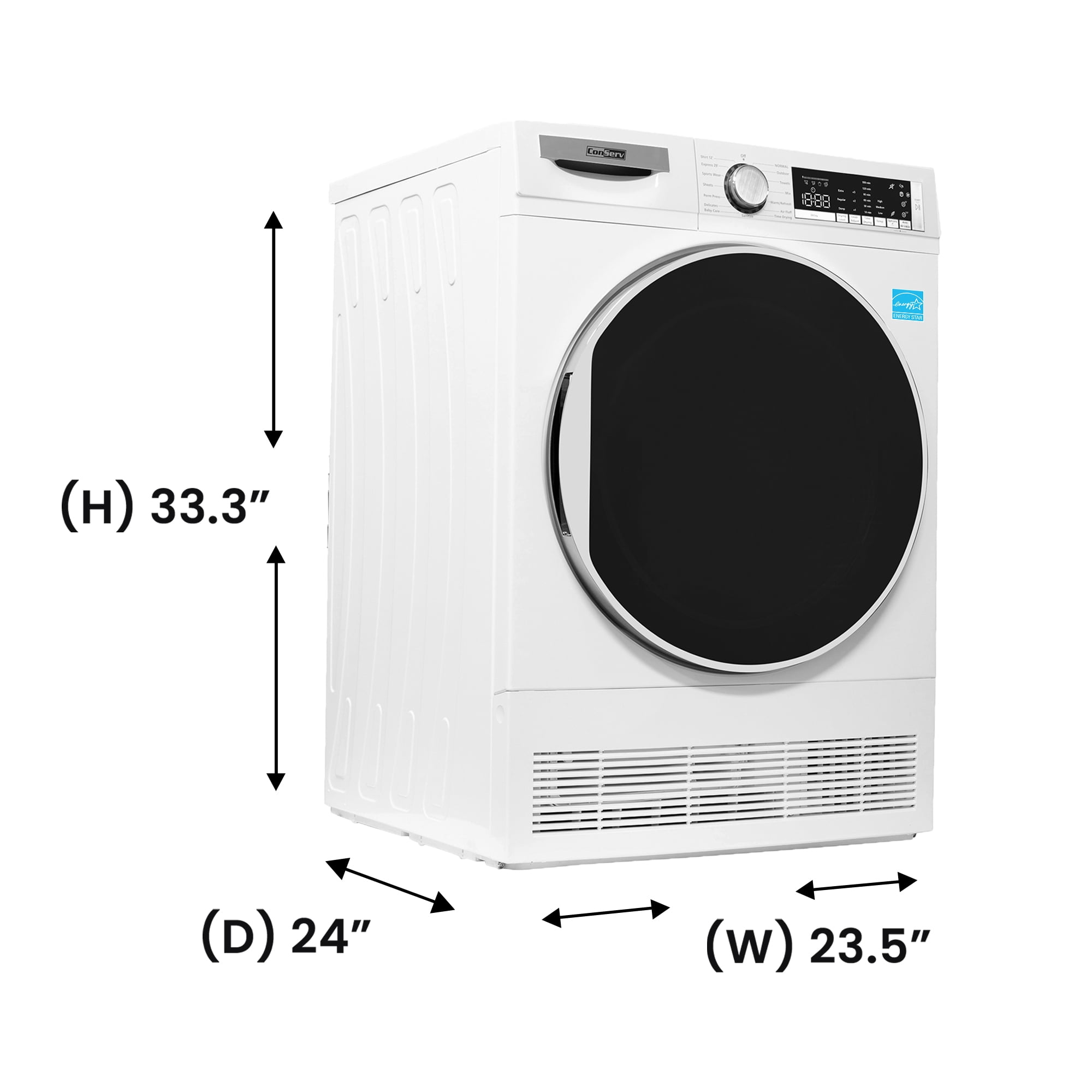 ConServ 240V  Condensor 4 cu.ft  Sani Refresh Dryer Energy Star in White