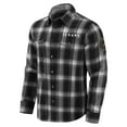 thumbnail image 2 of Men's Darius Rucker Collection by Fanatics Black Houston Texans Flannel Plaid Full-Snap Shirt, 2 of 6
