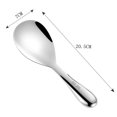 thumbnail image 2 of Rice Serving Spoon Stainless Steel Rice Paddle Scoop Spoon Soup Vegetables Spoon, 2 of 4