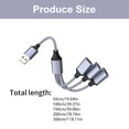 thumbnail image 5 of 3 in 1 OTG USB 2.0 Cable USB Male to 3 Port USB 2.0 Female OTG Splitter Cable, 5 of 8