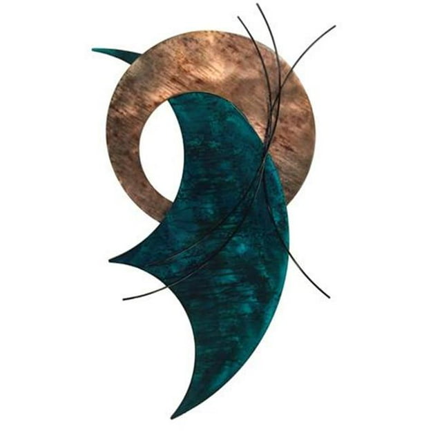 7055 731236256670 On Target Metal Wall Art - Candy Teal