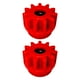 thumbnail image 2 of 2 piezas de engranajes para cubo de fregona giratoria, engranajes para cubo de limpieza de fregona rotativa, robustos, de una sola dirección. Rojo, 2 of 8