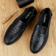 thumbnail image 6 of Big Size Men's Casual Loafers Slip On Leather Shoes Comfortable Lightweight Driving Shoes Male Moccasins Classic Penny Loafer Flats Boat Shoes Outdoor Walking Shoes, 6 of 11
