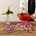 thumbnail image 7 of SKYSONIC Pot Holders Trivets set, 2 Pcs,Panda Bear Valentine's Day Potholders for Kitchen Thread Weave Trivets for Hot Dishes/Pot/Bowl/Teapot/Hot Pot Holders, 7 of 7