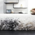 thumbnail image 4 of SAFAVIEH Fontana Shag Damri Classic Plush Area Rug, Ivory/Grey, 5'3" x 7'6", 4 of 8