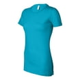thumbnail image 2 of Ladies' Slim Fit T-Shirt TURQUOISE 2XL, 2 of 5