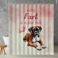 thumbnail image 2 of Every Fart is Love Note Boxer Guilty Face Happy Valentine's Shower Curtain Boxers Dog Lover Gifts Idea Waterproof Bathroom Bathtub Curtain - 01016, 2 of 5