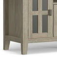thumbnail image 2 of Artisan 72 inch Wide Solid Wood TV Stand in Distressed Grey For TVs up to 80 inches, 2 of 13