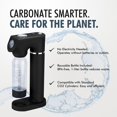 thumbnail image 4 of Máquina de refrescos Culinary Chef: máquina para agua carbonatada, incluye botella reutilizable sin BPA, ecológica y ecológica para el hogar, compatible con cilindros de CO2 estándar, color negro., 4 of 5