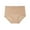 Beige, variant on IROINNID High Waist Underwear For Women At Hip Lace Body Sharper Shorts Shape-wear Tummy Control Solid Color Control Panties