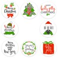 thumbnail image 2 of 500 Uds. Pegatinas de Navidad pegatina de sobre hecha a mano DIY para tienda de portátiles (CH24) JShteea Libre de BPA, 2 of 9