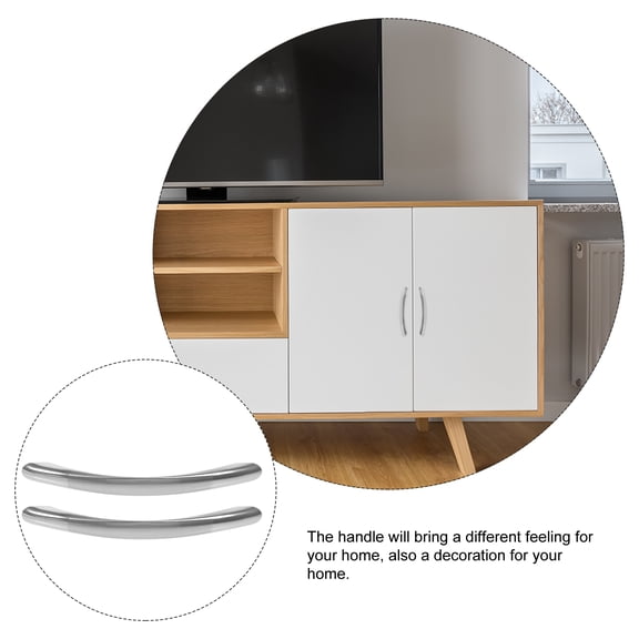 OFFIGAM Modern Cabinet Handles Set of 4 Drawer Pulls for Kitchen Bathroom Furniture