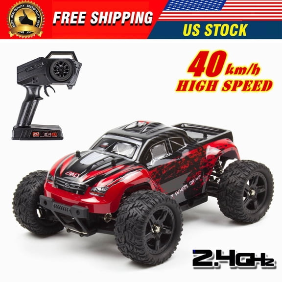 REMO 1:16 Remote Control Car Monster Truck 4WD Off Road 40km/h High-Speed Car US
