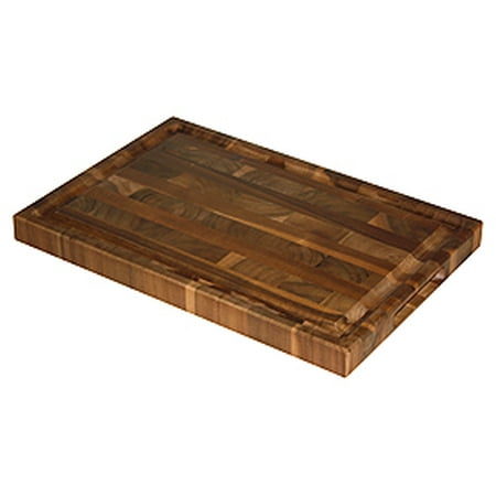 Mountain Woods 16 X 11 Professional Acacia End Grain Cutting Board w/ Juice (Best Wood For End Grain Cutting Board)