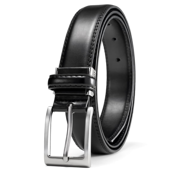 Maikun Belts for Men Black Belt Men Dress Belt For Casual Suits Jeans Uniform