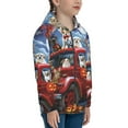 thumbnail image 5 of Kdxio Halloween Pets Pumpkins Pattern Kids Boys Girls Zip Up Hoodie 3D Printed Hooded Sweatshirt Hoody Coat with Pocket 7-12 Y-Medium, 5 of 6